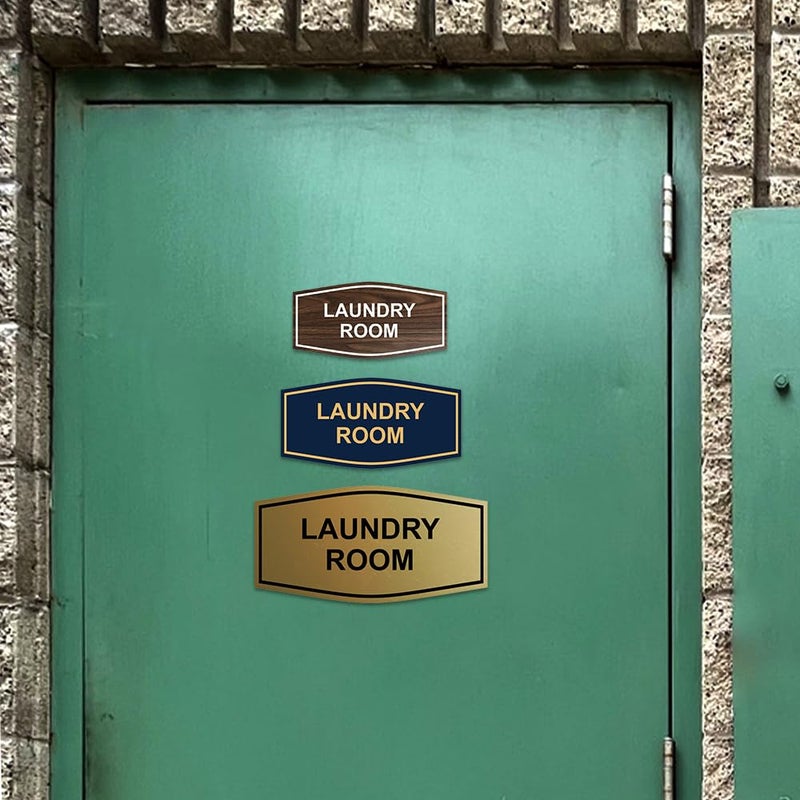 All Quality Fancy Laundry Room Sign (Black) - Large 1 Pack - Image 2